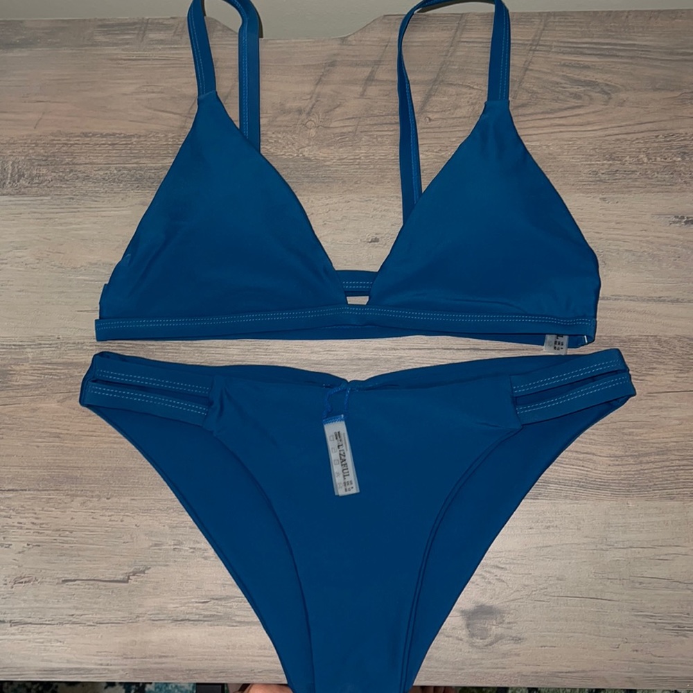 Zaful Blue Bikini